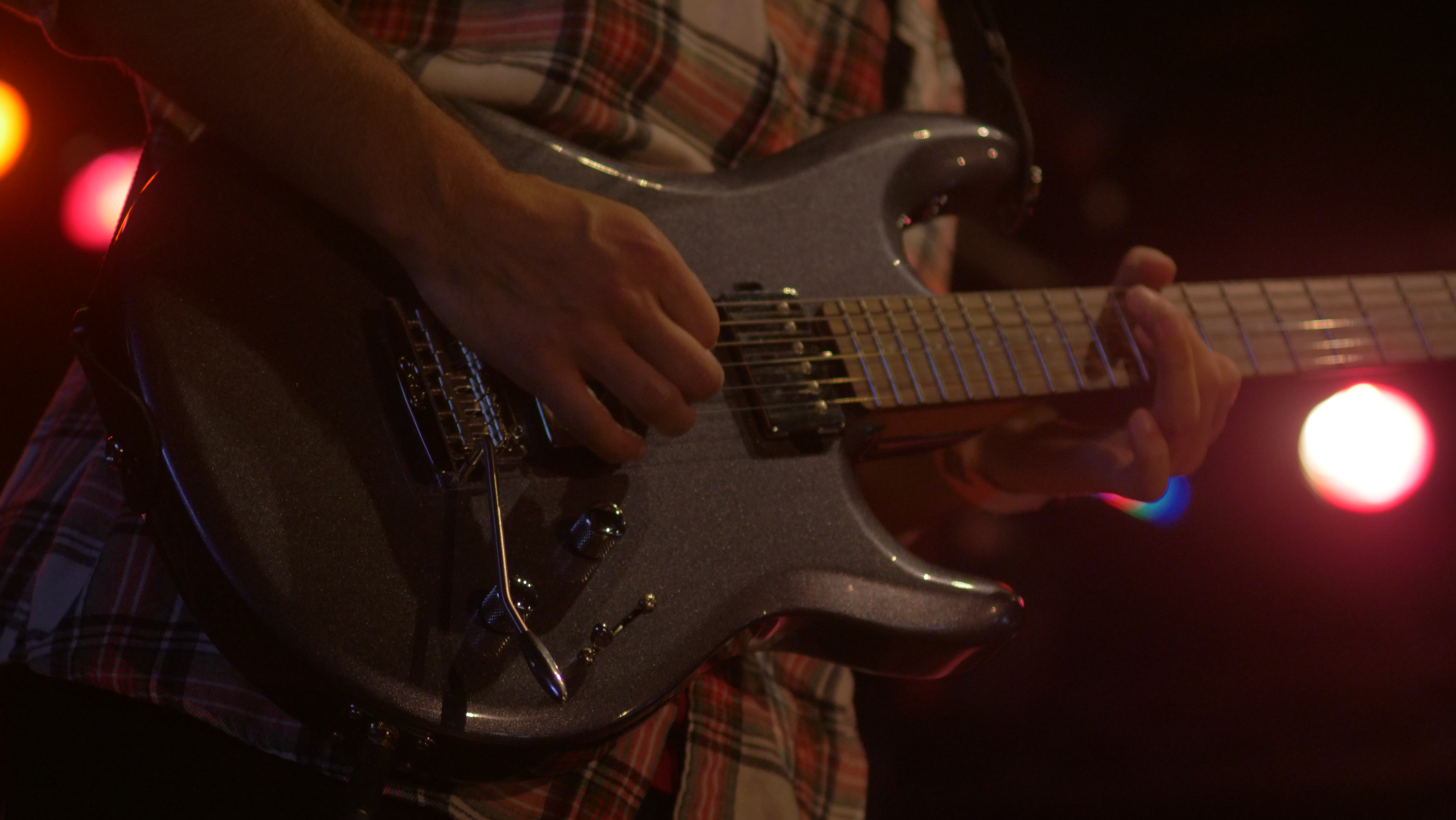 Ruby guitarist playing live