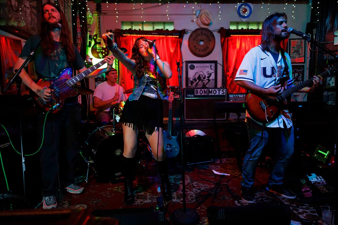 Ruby performing live at Montrose Saloon