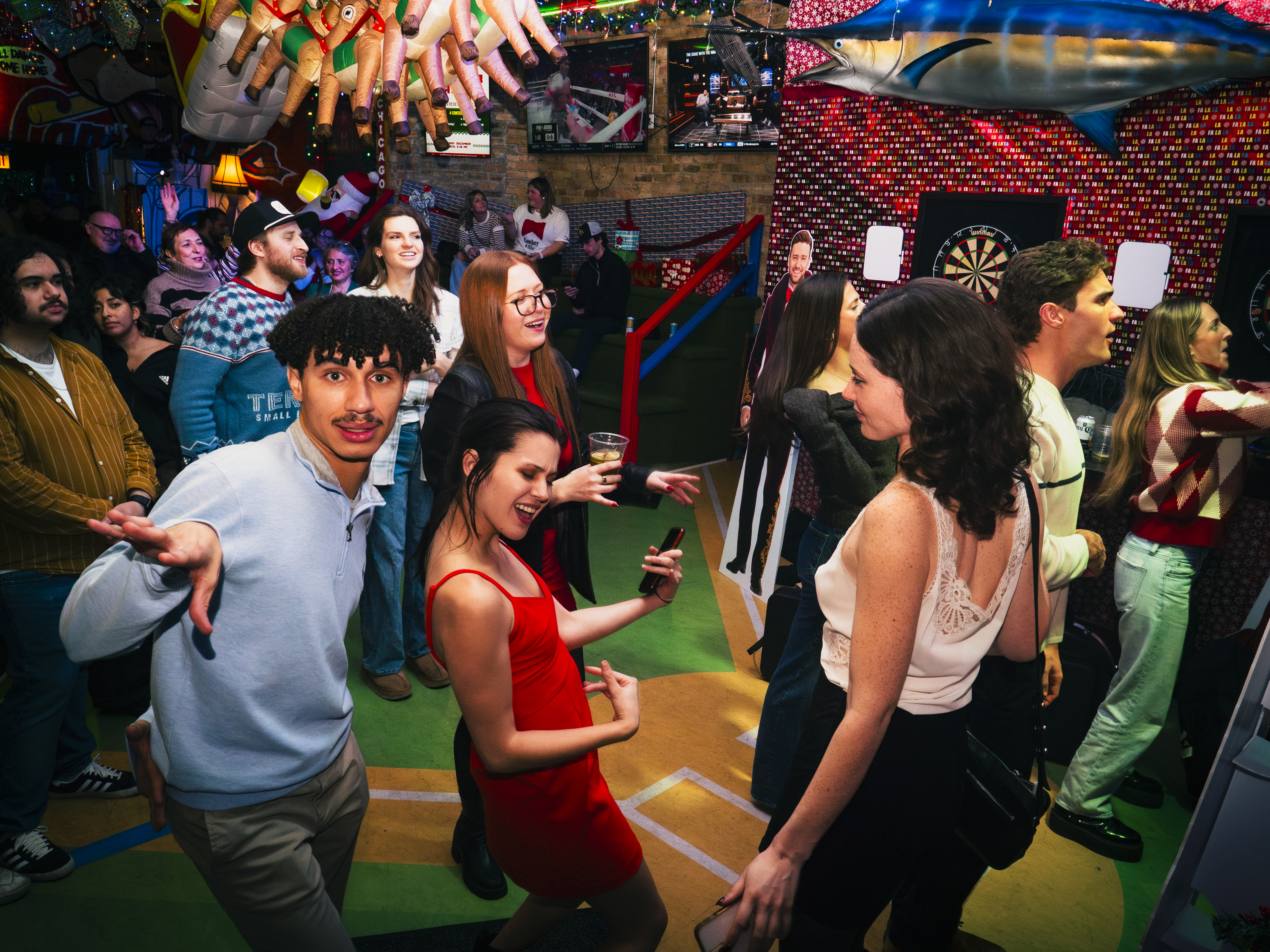 Audience dancing during a Ruby performance